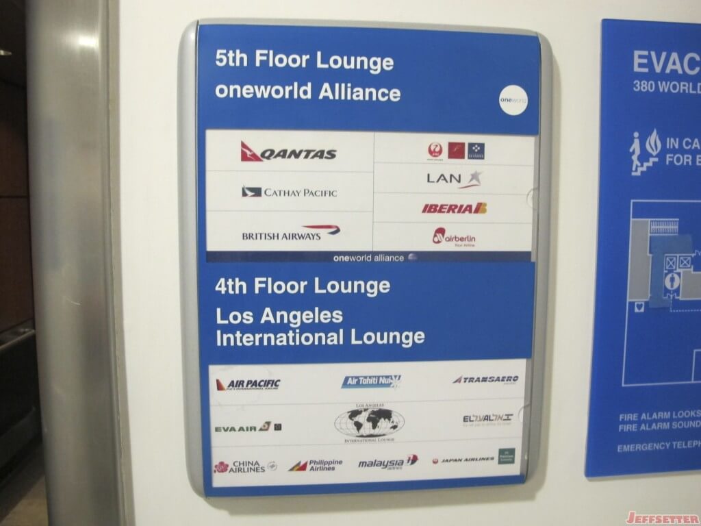 The Lounge is Shared by Many Airlines