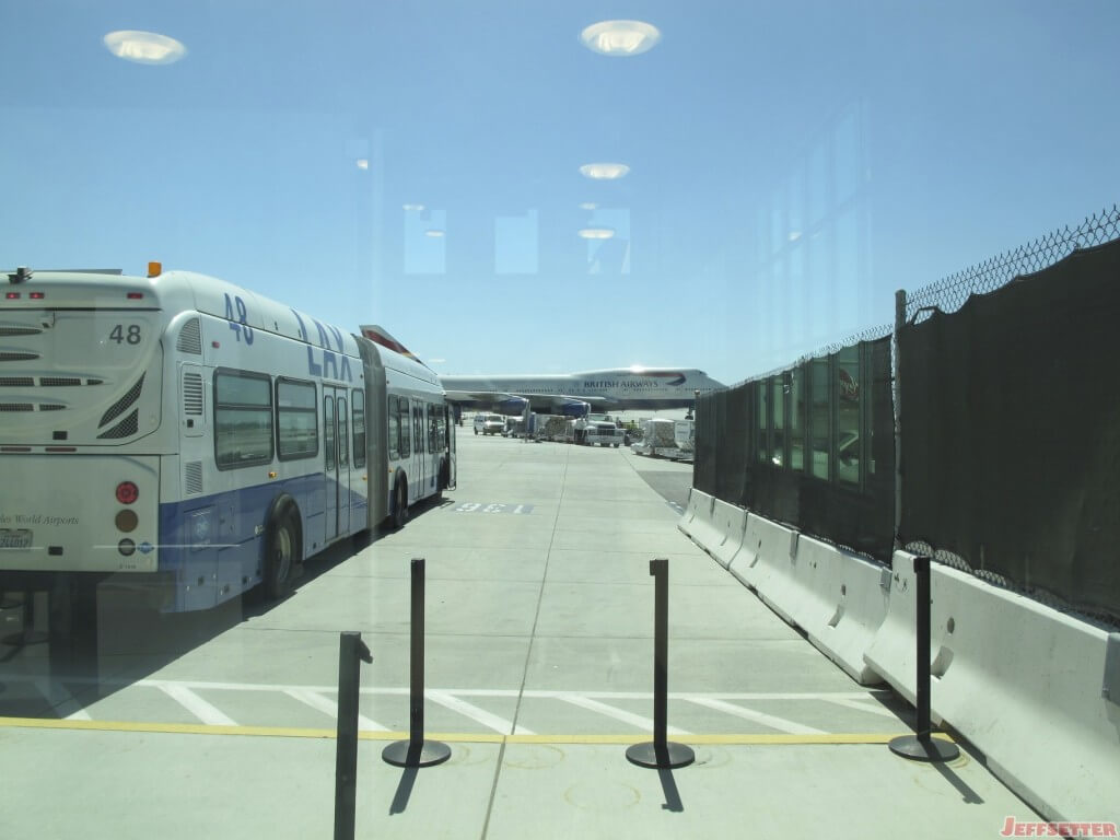 Taking the Bus to the Special Terminal for Air Tahiti Nui