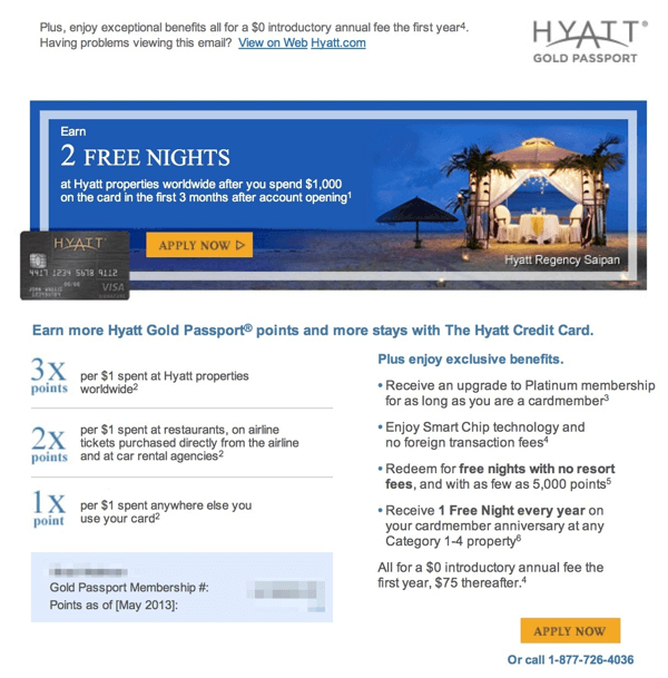 Reader Question Hyatt Card