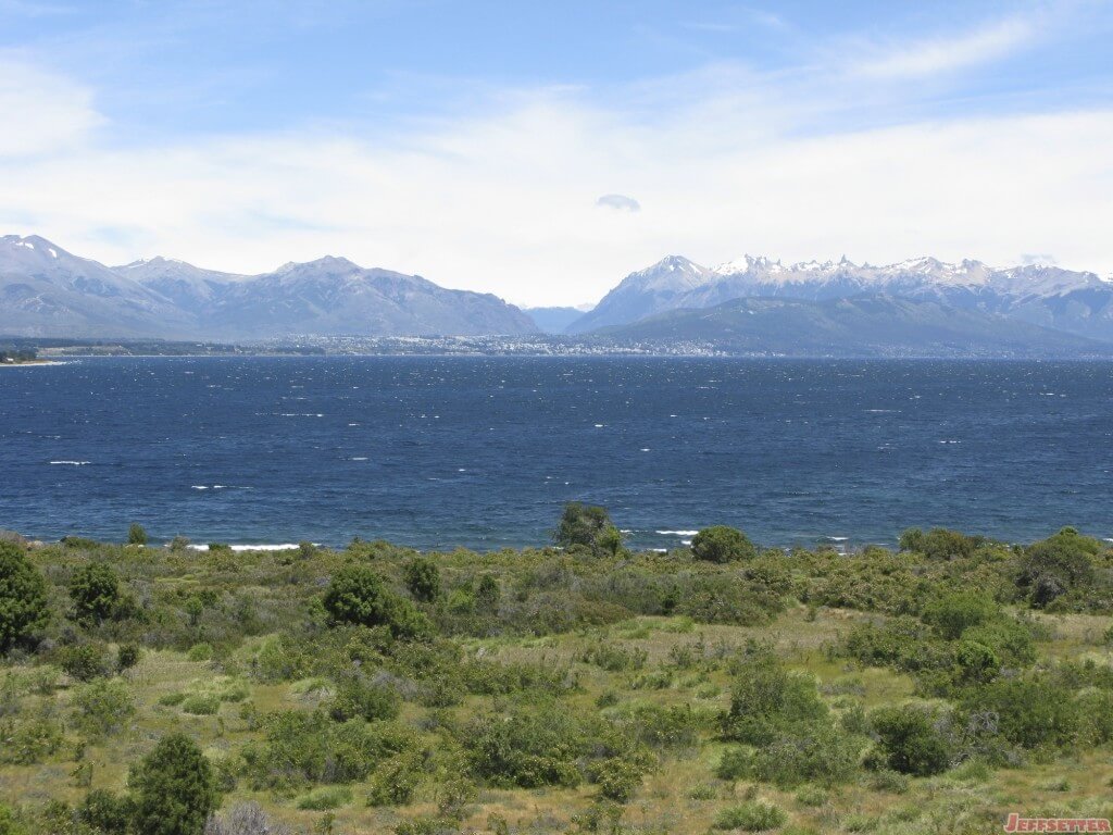 Nahuel Huapi Lake, Bariloche and Jagged Mountains