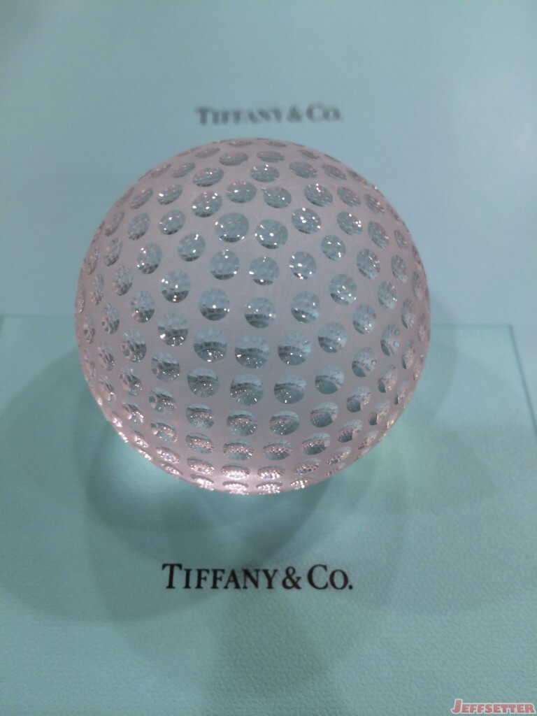 Tiffany Golf Ball Gift from Delta and American Express