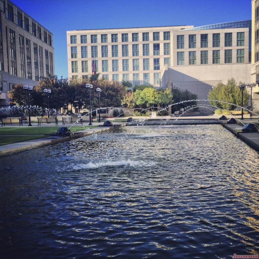 Fountains Leading Up to Four Seasons