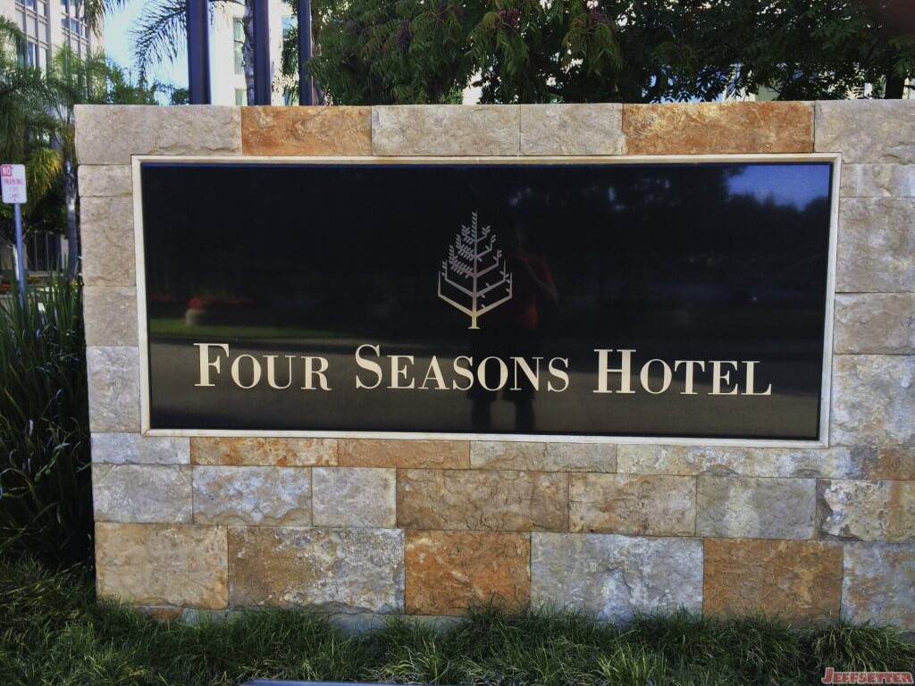 Four Seasons Silicon Valley Welcome Sign