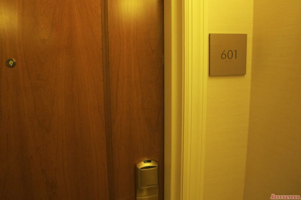 Room #601, a Corner Suite