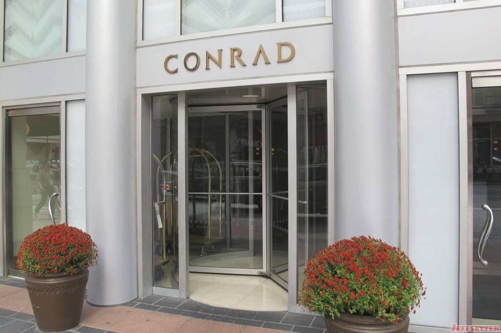 Conrad Entrance, Taken the Next Day