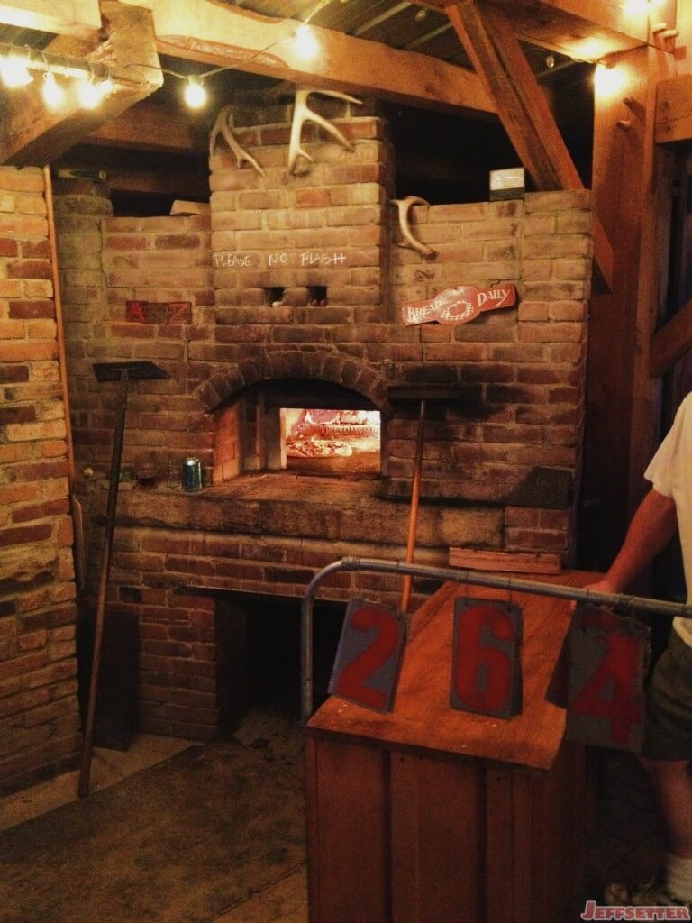 Close up of the Pizza Oven