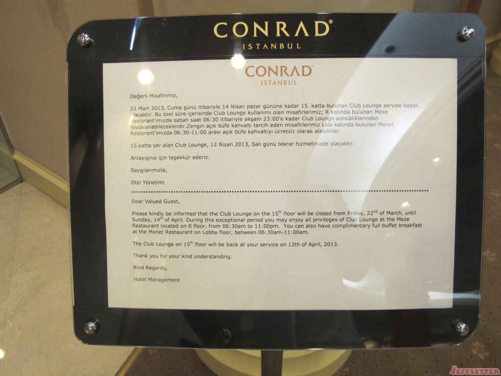 Conrad Istanbul Hotel 048