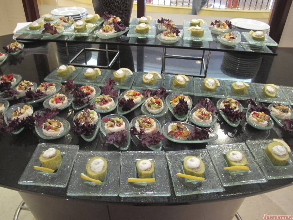 More food in the Executive Lounge