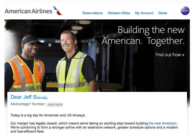 American Airlines US Airways Merger