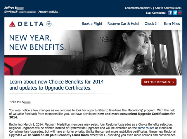 Delta Choice Benefits