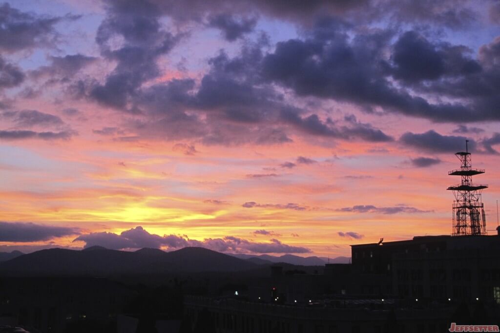 Asheville Sunset Original Photo