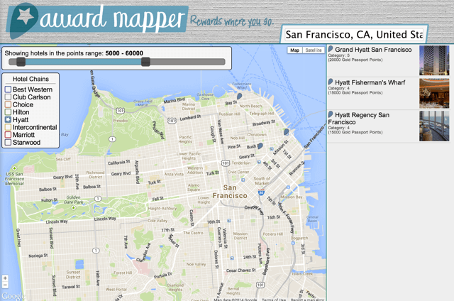 Award Mapper San Francisco