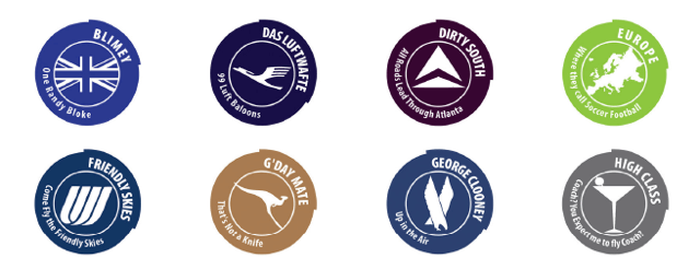 Free World Travel Badges