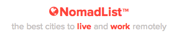 NomadList Header