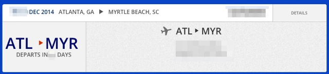 Atlanta to Myrtle Beach