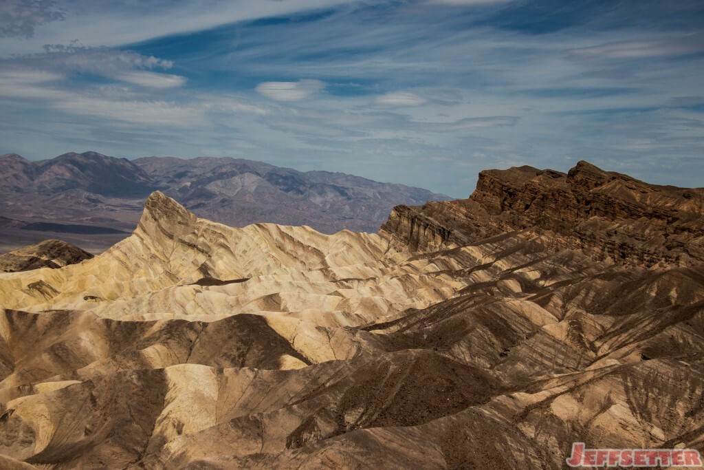 Zabriskie Point in Death Valley