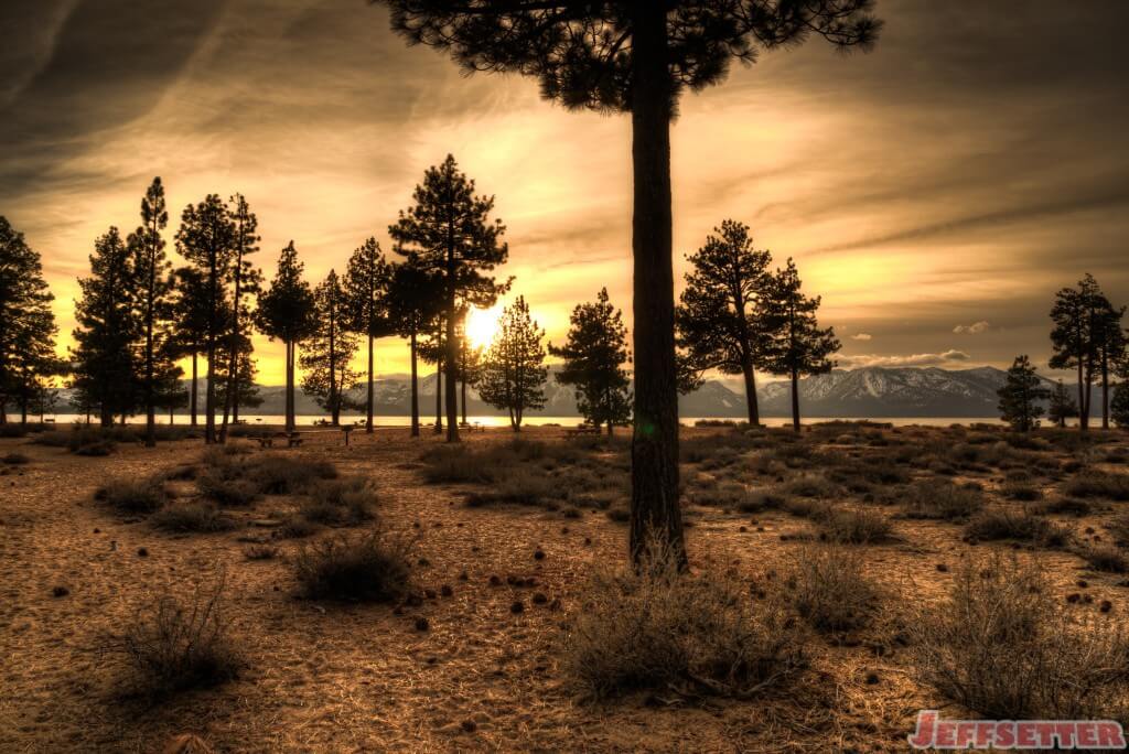 Zephyr Cove Beach Lake Tahoe_