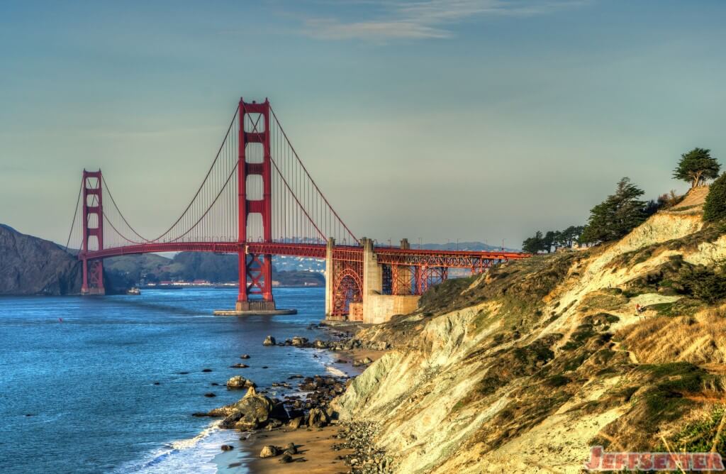 Golden Gate Bridge Battery to Bluffs Trail