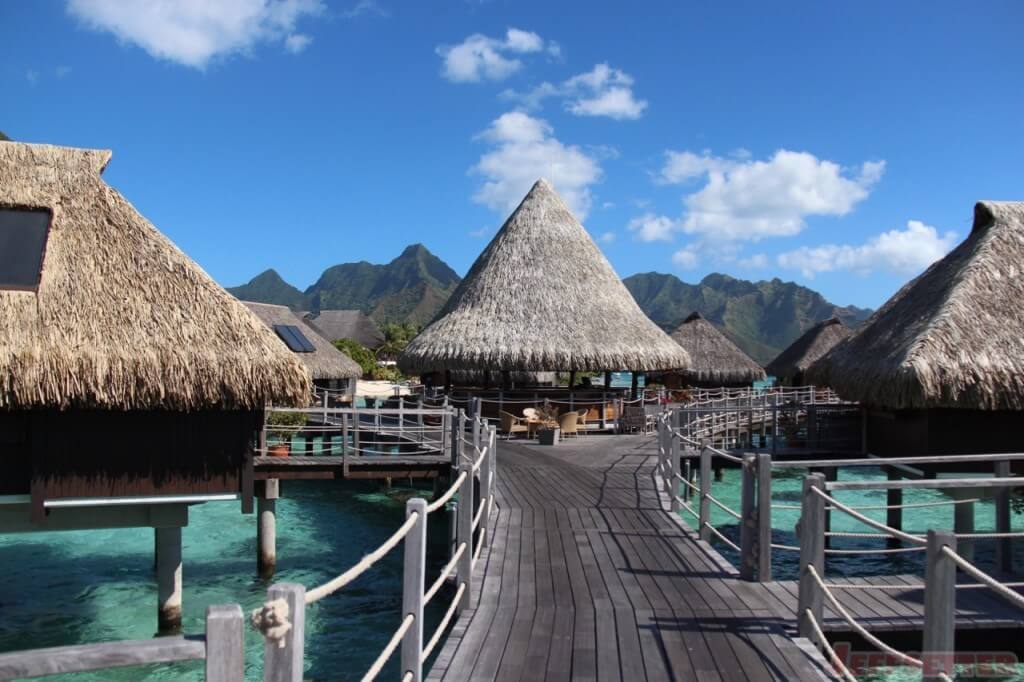 Hilton Moorea Overwater Bungalow Shot