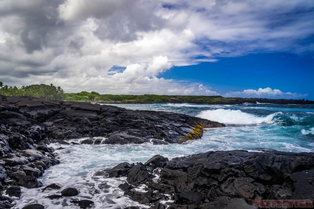 Hawaii Big Island Punaluu Black Sand Beach-13