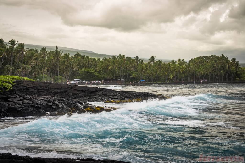 Hawaii Big Island Punaluu Black Sand Beach-4