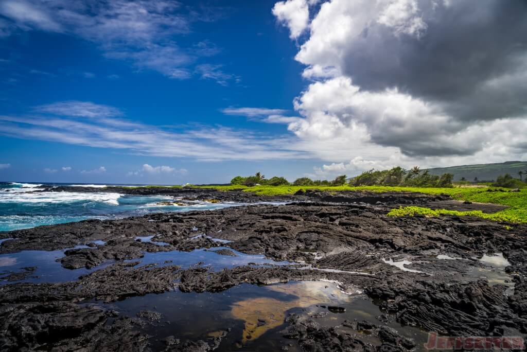 Hawaii Big Island Punaluu Black Sand Beach-7