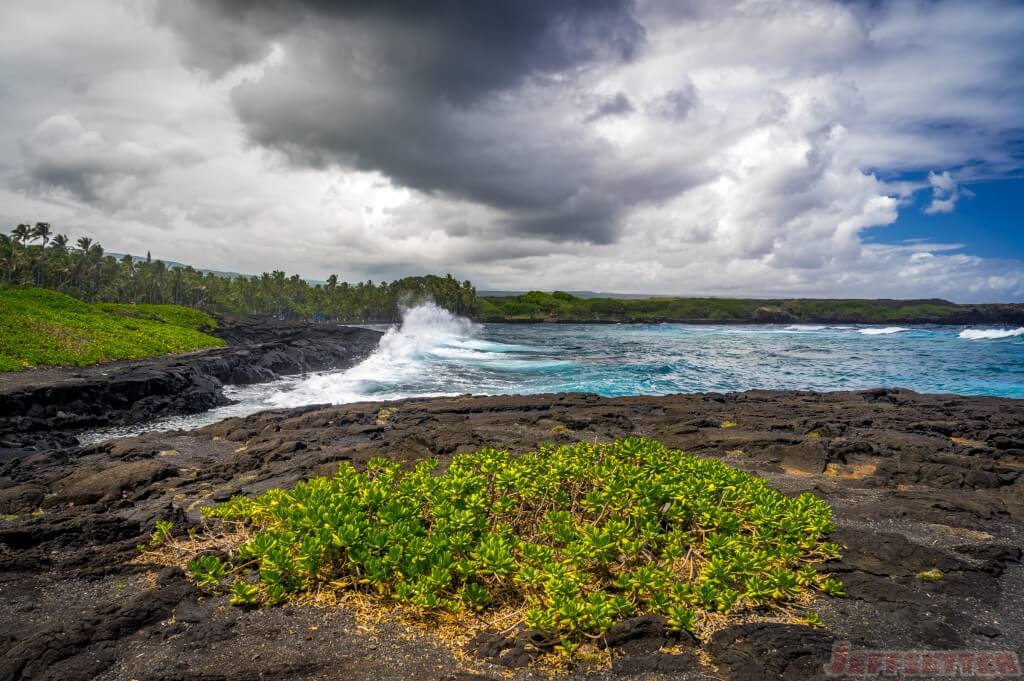 Hawaii Big Island Punaluu Black Sand Beach-8