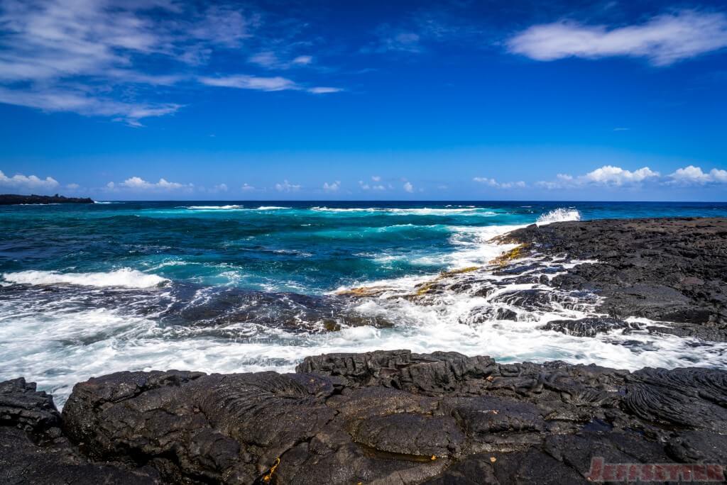 Hawaii Big Island Punaluu Black Sand Beach-9