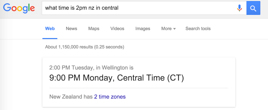 Google Time Zone Query