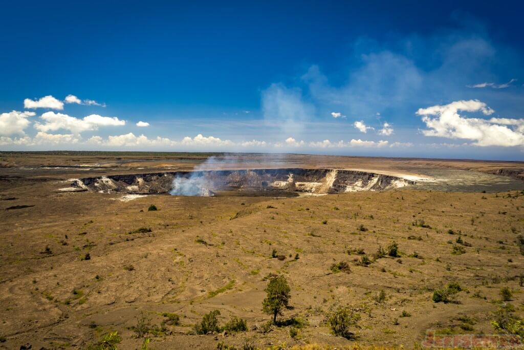 Plume from Active Volcano Hawaii-1