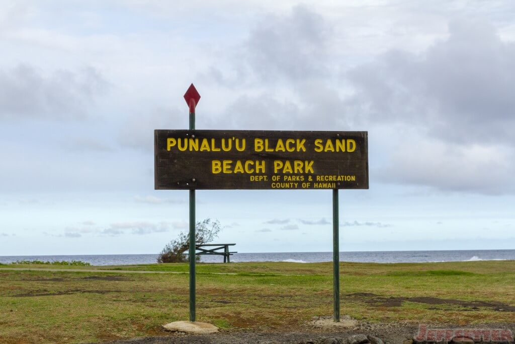 Punalu'u Black Sand Beach Park