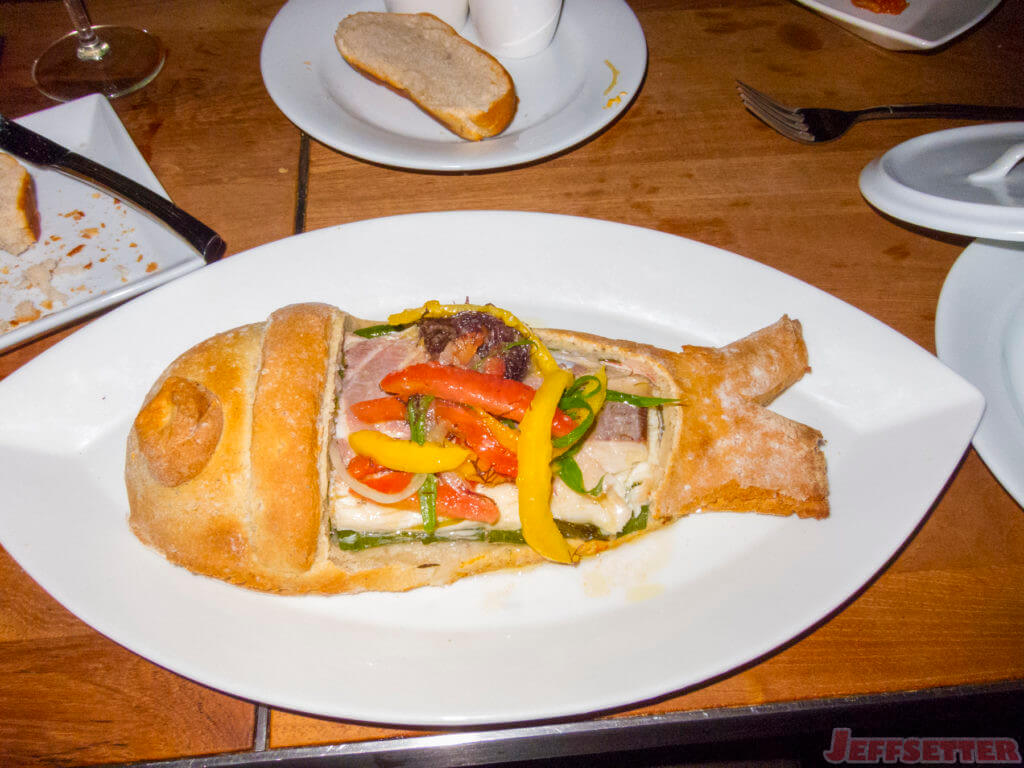 Salt Crusted Opakapaka at dinner (no longer available)