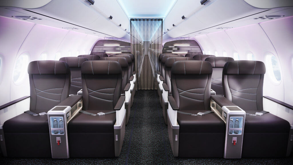 Hawaiian Air A321neo Cabin