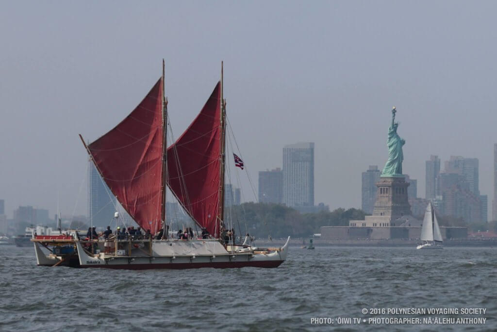 Hokulea Voyaging Canoe at Ko Olina