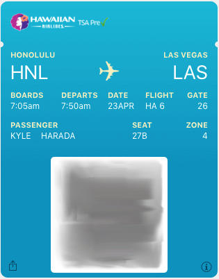 Hawaiian Airlines HNL-LAS