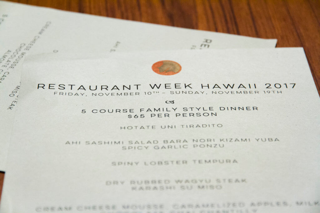 Restaurant Week Hawaii 2017 in Review