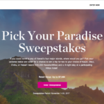 Hawaiian Air Pick Your Paradise Sweepstakes