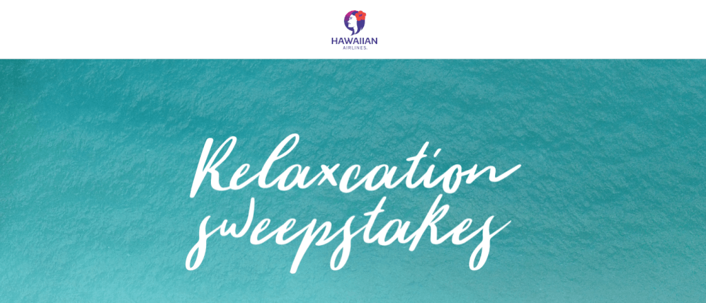 Hawaiian Airlines Relaxcation Sweepstakes