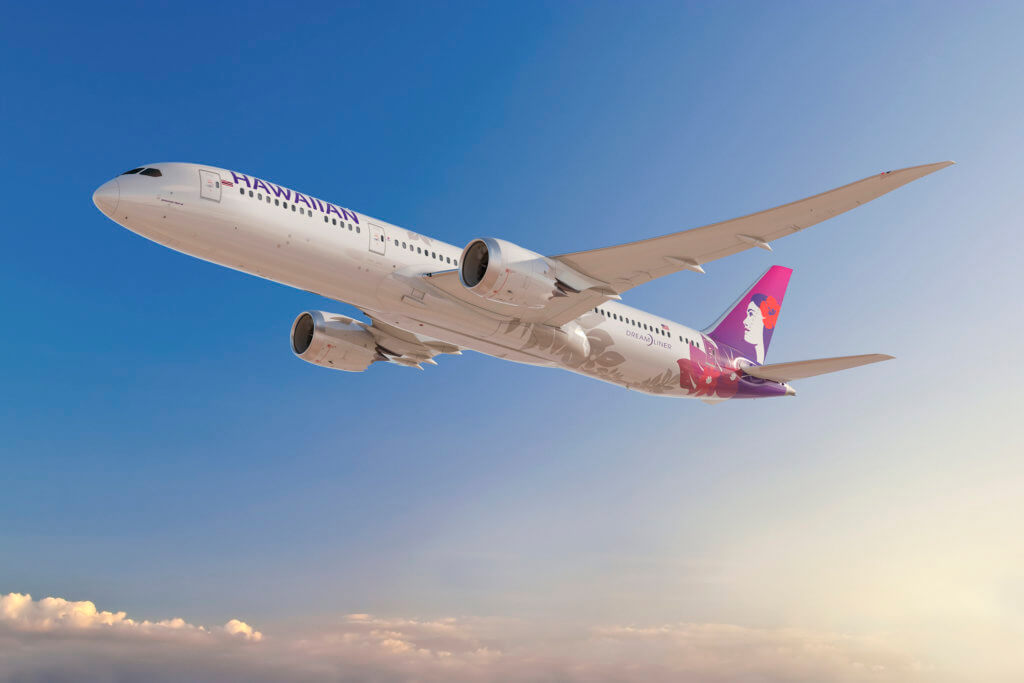 Hawaiian Airlines Confirms Boeing 787 Order