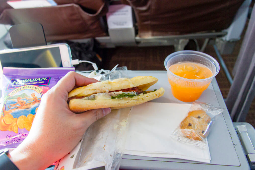 Hawaiian Airlines New Economy Meal SEA-HNL