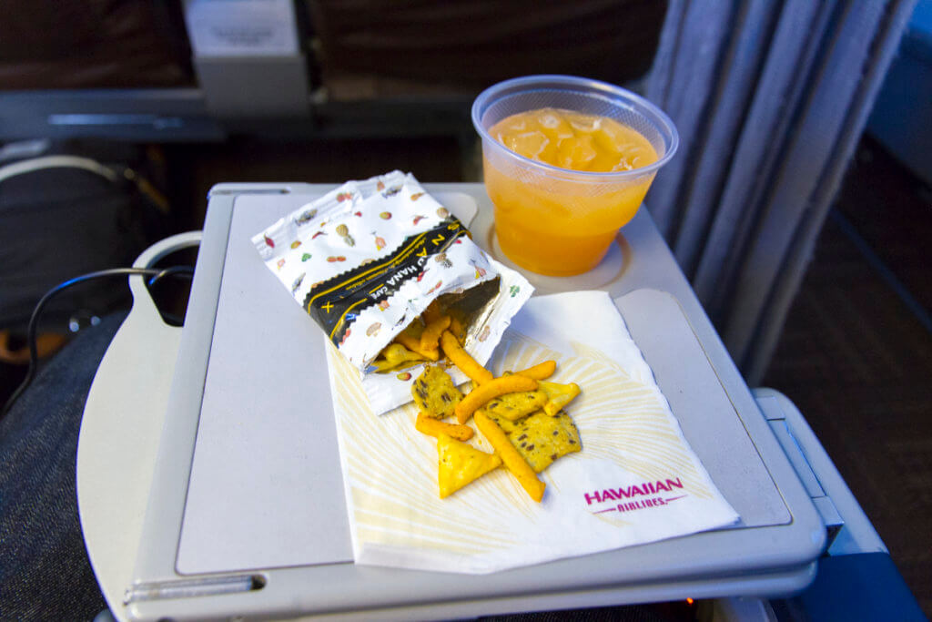 Hawaiian Airlines New Economy Meal SEA-HNL