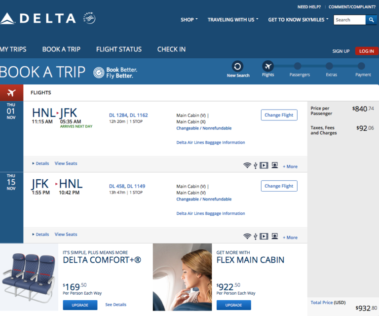 delta flight benefits travel companion