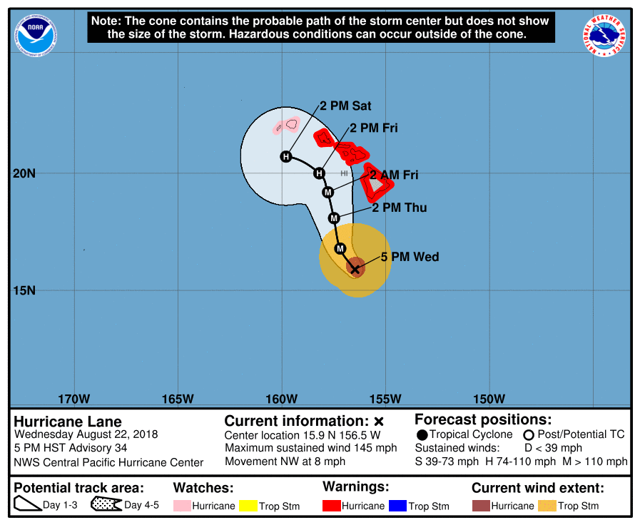 Hurricane Lane Update