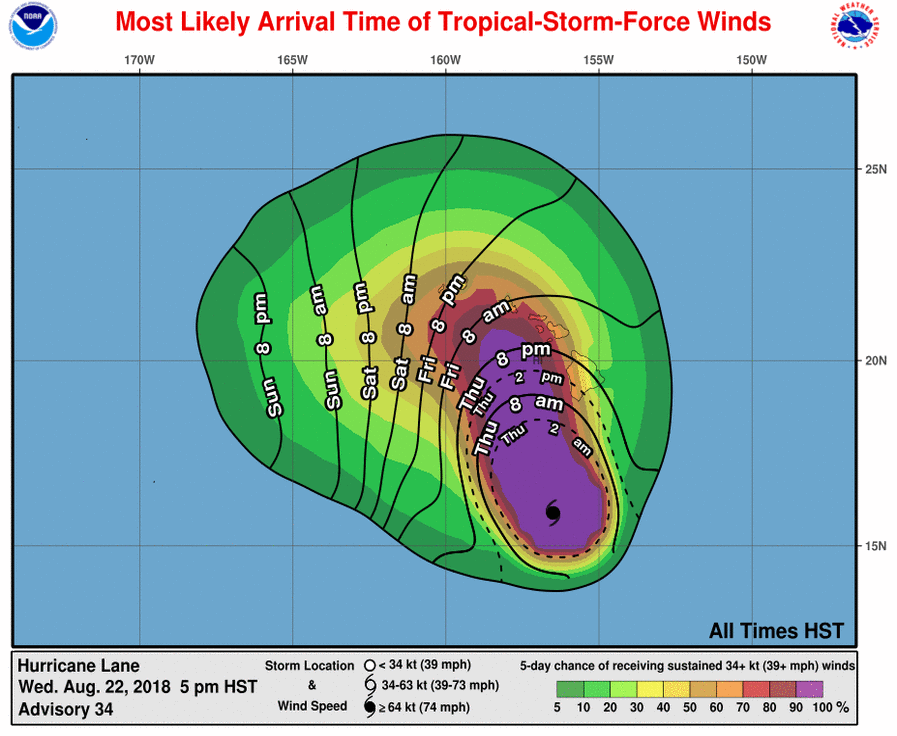 Hurricane Lane Update