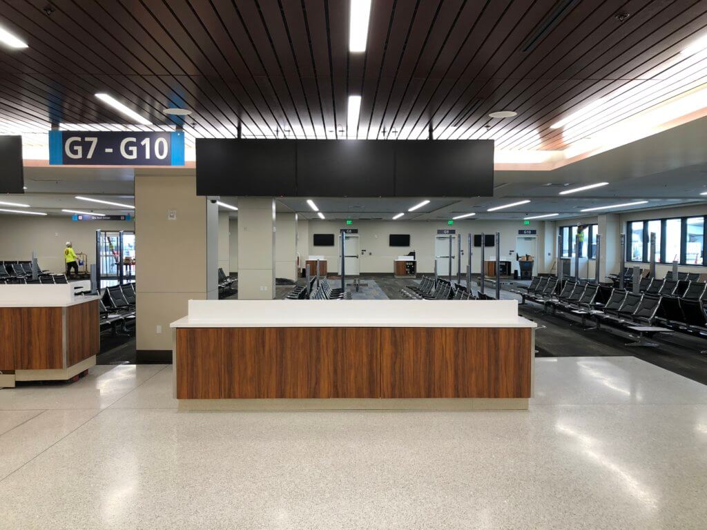 Southwest Air Gates at HNL gates are Complete