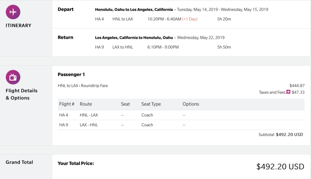 Southwest Mulls Hawaii - Las Vegas Service
