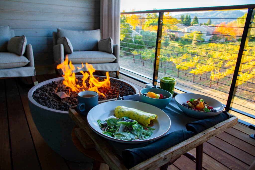 Las Alcobas Napa Valley Room Service