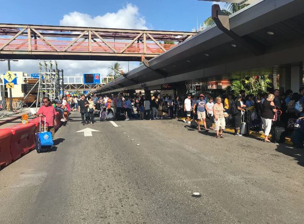 Chaos at the Daniel K. Inouye International Airport