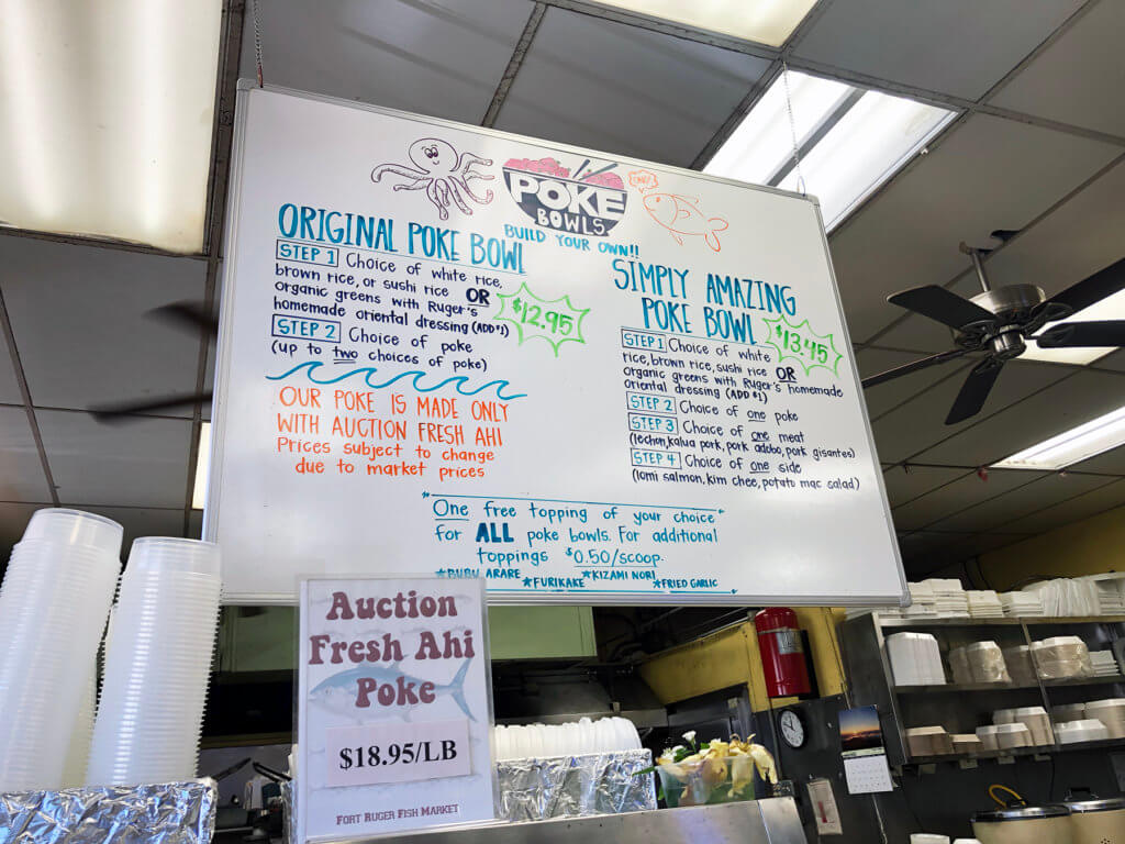 Fort Ruger Market Poke Bowls