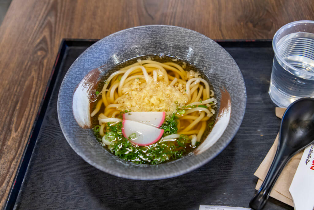 Eating Udon at Cafe Sanuki Las Vegas
